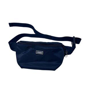 The Foldie Navy Blue Crossbody Belt Bag Travel Fanny Pack Lightweight RFID Safe